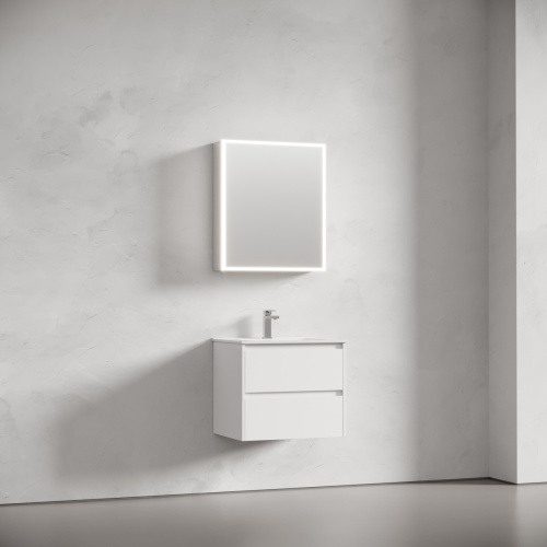 Зеркало-шкаф Sancos Evoke SC8060 60х70 подвесной цвет серый - фото 2